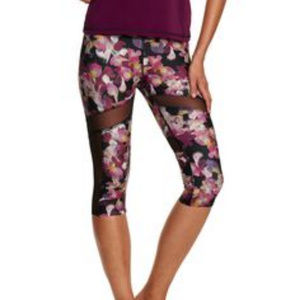 HOLLIE WATMAN Contour Mesh capri workout leggings